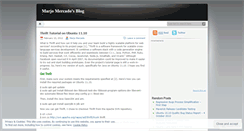 Desktop Screenshot of marjomercado.wordpress.com