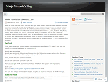 Tablet Screenshot of marjomercado.wordpress.com