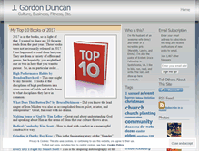 Tablet Screenshot of jgordonduncan.wordpress.com