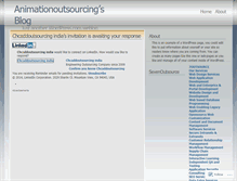 Tablet Screenshot of animationoutsourcing.wordpress.com