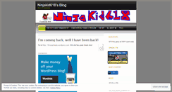 Desktop Screenshot of ninjakid618.wordpress.com