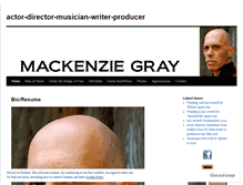 Tablet Screenshot of mackenziegray.wordpress.com