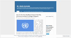 Desktop Screenshot of mralexisacevedo.wordpress.com