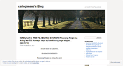 Desktop Screenshot of carlogimena.wordpress.com