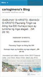 Mobile Screenshot of carlogimena.wordpress.com
