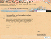 Tablet Screenshot of mainstdance.wordpress.com