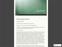 Tablet Screenshot of bornthizway.wordpress.com