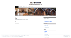 Desktop Screenshot of mfbuilder.wordpress.com
