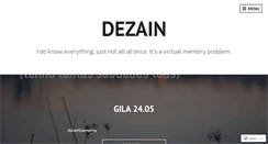 Desktop Screenshot of dezainamite.wordpress.com