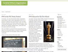Tablet Screenshot of feministwriters.wordpress.com