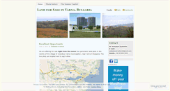 Desktop Screenshot of landforsalebulgaria.wordpress.com