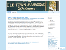 Tablet Screenshot of citizenofmanassas.wordpress.com