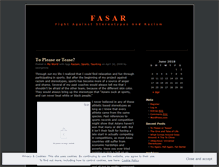 Tablet Screenshot of fasar.wordpress.com