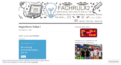 Desktop Screenshot of fachrulx2.wordpress.com