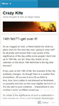 Mobile Screenshot of crazykite.wordpress.com