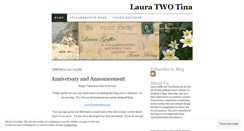 Desktop Screenshot of lauratwotina.wordpress.com