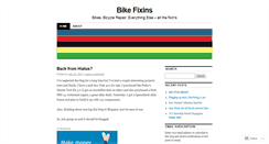 Desktop Screenshot of bikefixins.wordpress.com