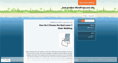 Desktop Screenshot of lawnchairwebbing.wordpress.com