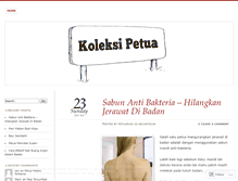Tablet Screenshot of koleksipetua.wordpress.com