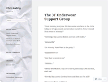 Tablet Screenshot of chrisaxling.wordpress.com