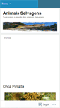 Mobile Screenshot of animaisselvagens.wordpress.com