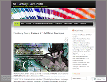 Tablet Screenshot of fantasyfaire2010.wordpress.com