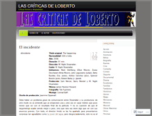 Tablet Screenshot of criticasdeloberto.wordpress.com