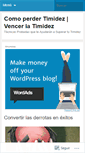 Mobile Screenshot of comoperdertimidez8.wordpress.com