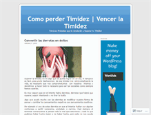 Tablet Screenshot of comoperdertimidez8.wordpress.com