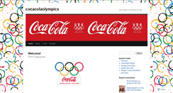 Desktop Screenshot of cocacolaolympics.wordpress.com