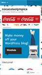 Mobile Screenshot of cocacolaolympics.wordpress.com