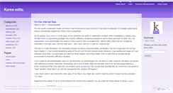 Desktop Screenshot of karencopyedits.wordpress.com