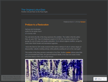 Tablet Screenshot of lotuselan.wordpress.com