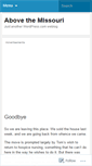 Mobile Screenshot of abovethemissouri.wordpress.com