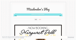 Desktop Screenshot of mizzlondon.wordpress.com