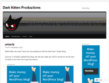 Tablet Screenshot of darkkittenproductions.wordpress.com