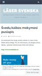 Mobile Screenshot of mokausisvedukalbos.wordpress.com