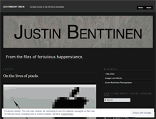 Tablet Screenshot of justinbenttinen.wordpress.com