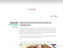 Tablet Screenshot of greedyhippo.wordpress.com