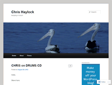 Tablet Screenshot of chrisghaylock.wordpress.com