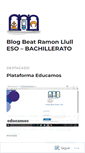 Mobile Screenshot of blogesobeatramonllull.wordpress.com