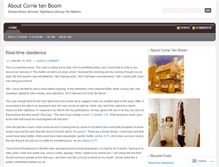 Tablet Screenshot of aboutcorrietenboom.wordpress.com