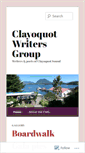 Mobile Screenshot of clayoquotwriters.wordpress.com