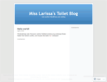 Tablet Screenshot of misslarissa.wordpress.com