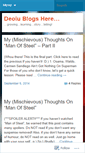 Mobile Screenshot of deoluadeleyeblogshere.wordpress.com