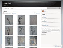 Tablet Screenshot of farhadart.wordpress.com