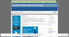Desktop Screenshot of laweconomicswordtrade.wordpress.com