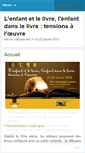 Mobile Screenshot of lenfantetlelivre.wordpress.com