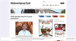 Desktop Screenshot of mediawerkgroepsyrie.wordpress.com