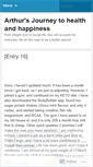 Mobile Screenshot of healthyarthur.wordpress.com